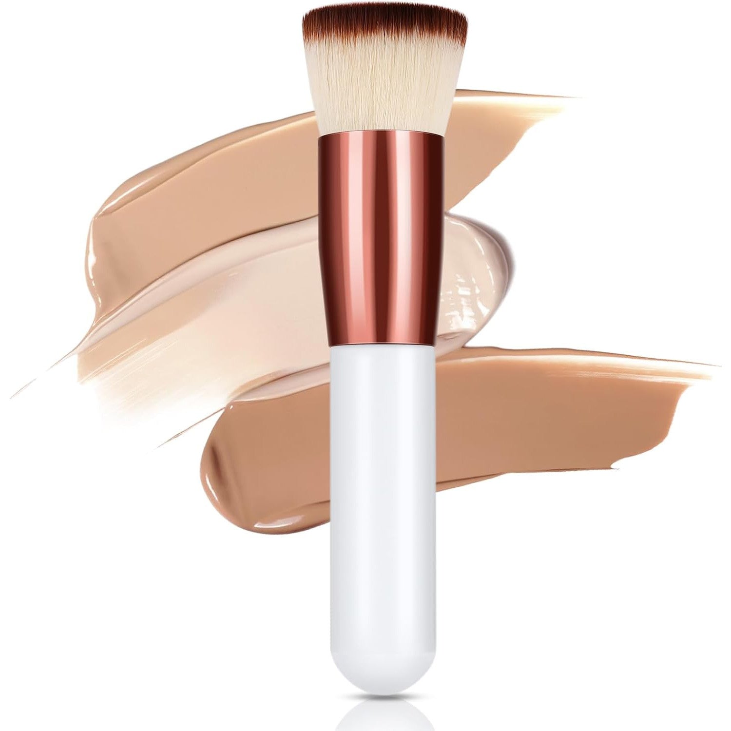 GlasFlength Large Contouring Foundation Brush – Professional Kabuki Makeup Brush